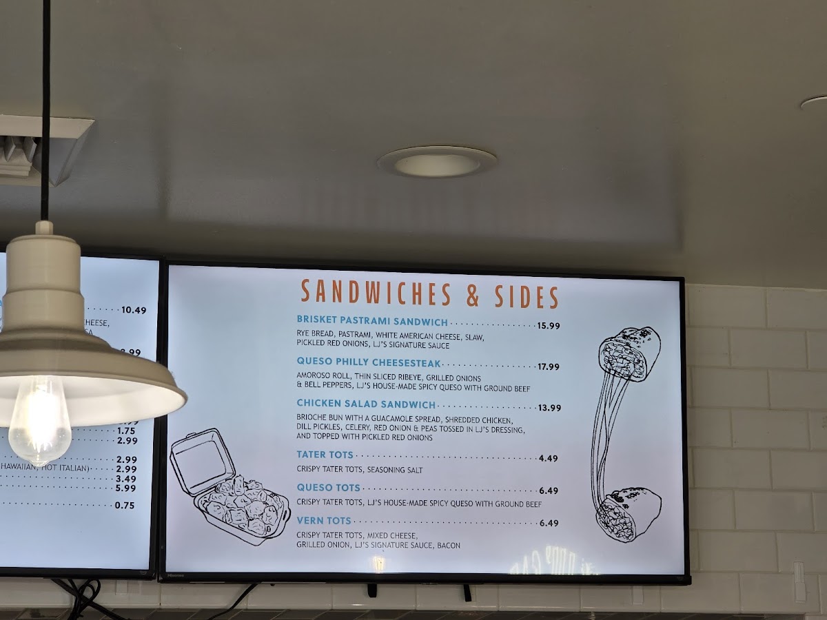 LJ’s Lil’ Cafe Photo Menu 3