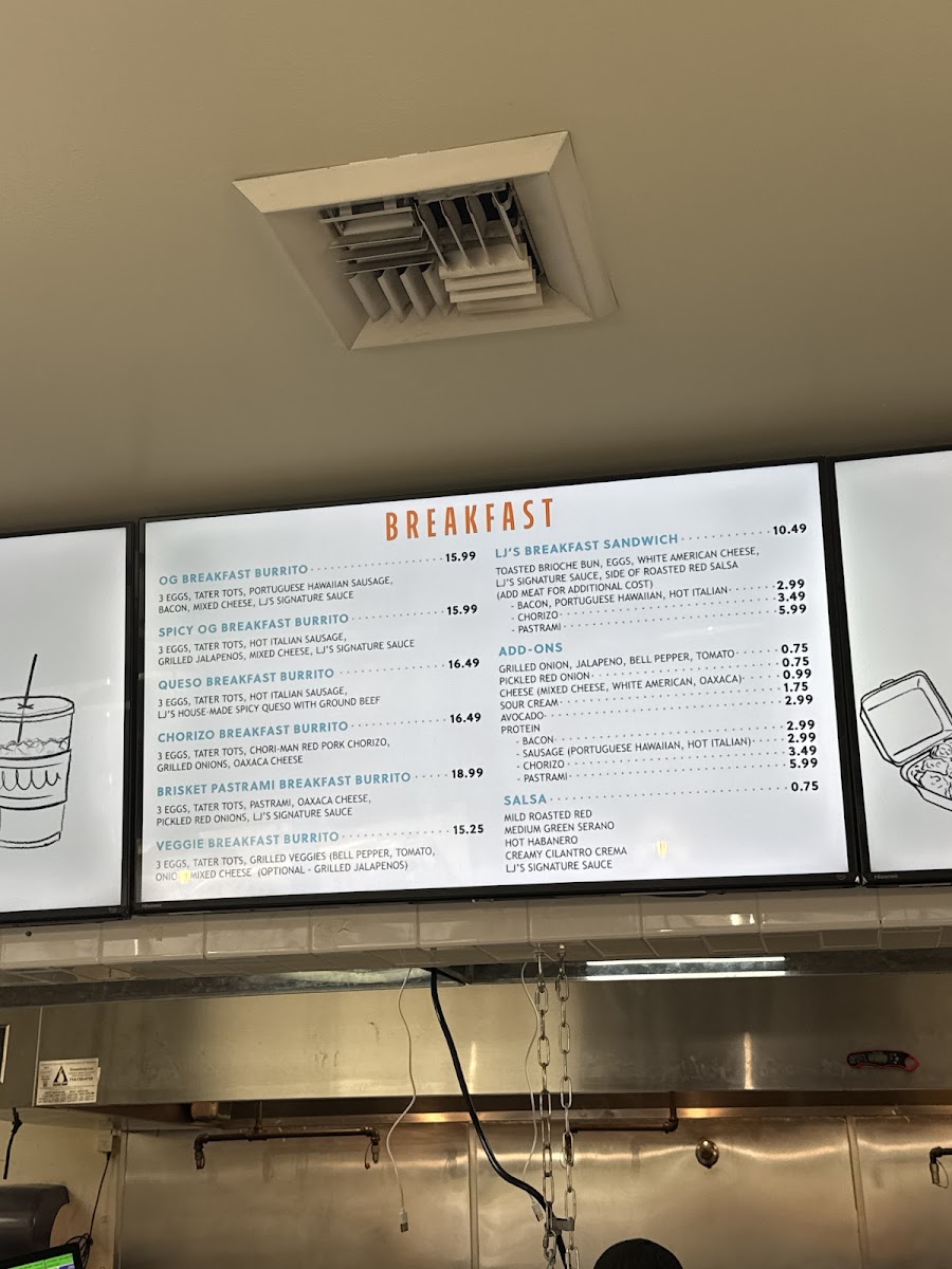 LJ’s Lil’ Cafe Photo Menu 5