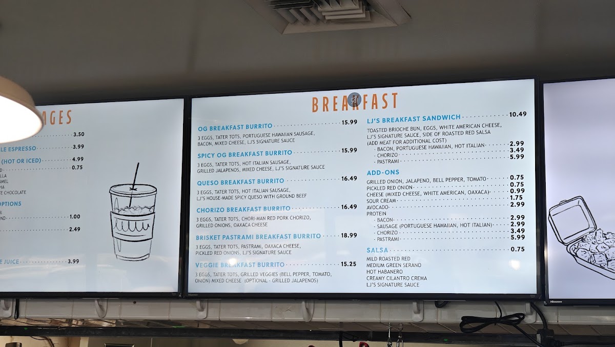 LJ’s Lil’ Cafe Photo Menu 9