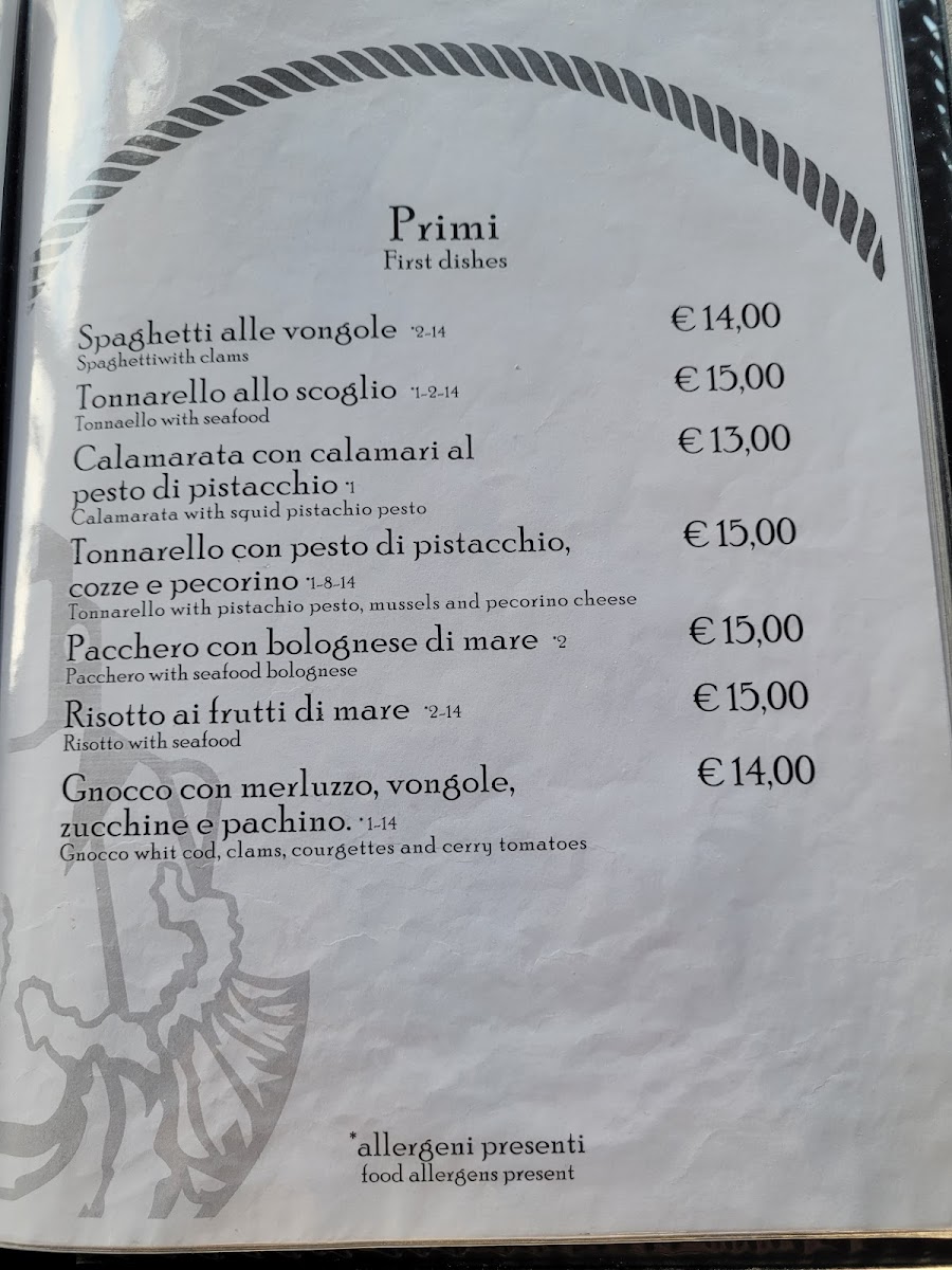 il Pirata | Ristorante pesce Termoli Photo Menu 3