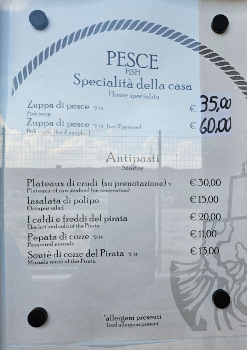 il Pirata | Ristorante pesce Termoli Photo Menu 7