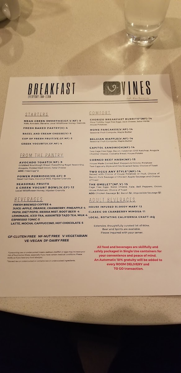 Vines Cafe Photo Menu 10
