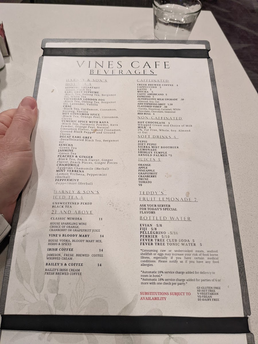Vines Cafe Photo Menu 3