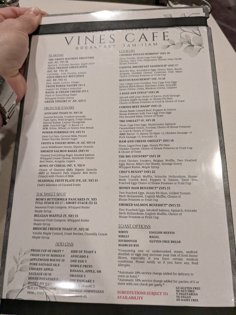 Vines Cafe Photo Menu 4