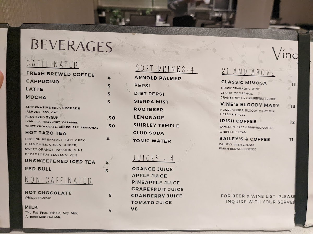 Vines Cafe Photo Menu 5