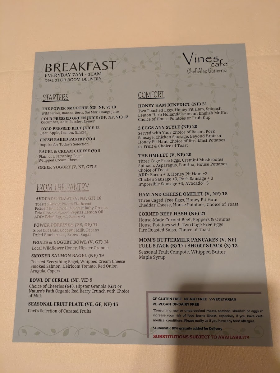 Vines Cafe Photo Menu 8