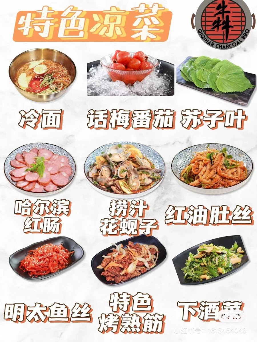 Qiqihar charcoal BBQ Photo Menu 5