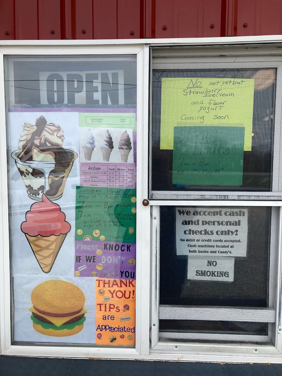 Dairy Barn Photo Menu 1