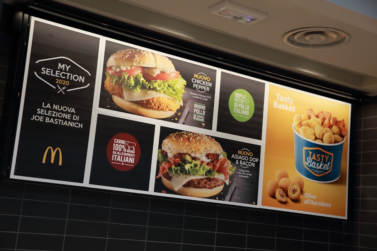 McDonald's Trieste Via Flavia Photo Menu 1