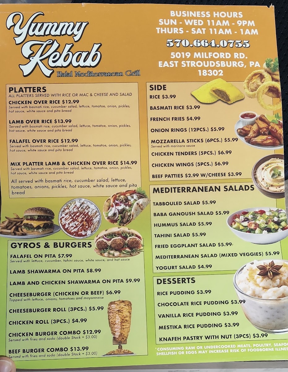 Yummy Kebab Photo Menu 3