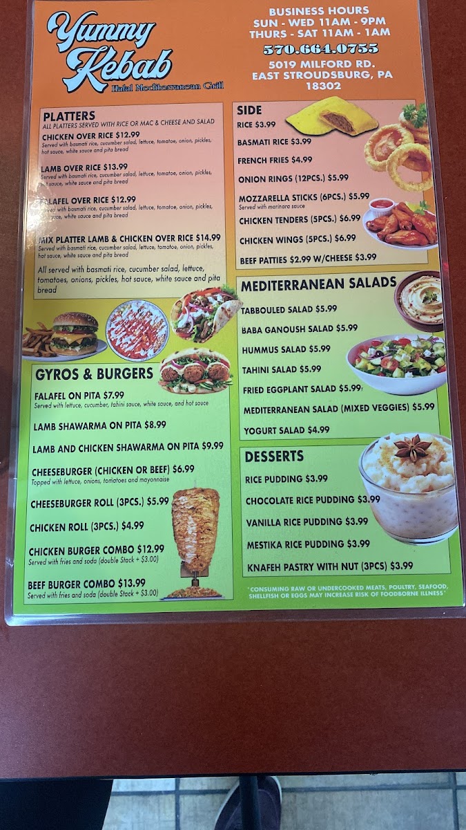 Yummy Kebab Photo Menu 5