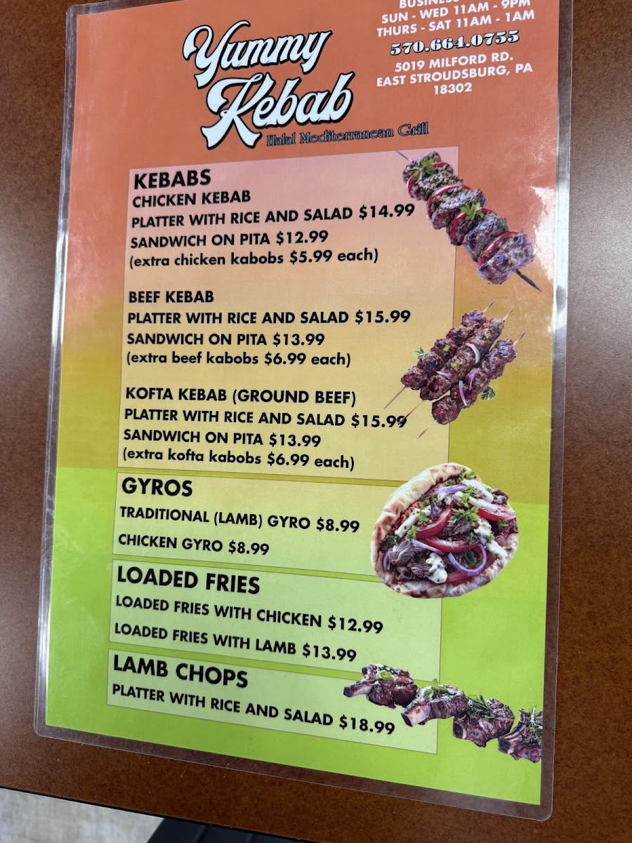 Yummy Kebab Photo Menu 9