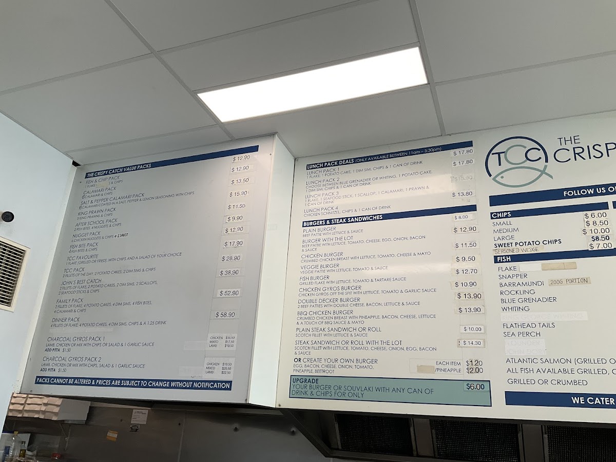 The Crispy Catch Fish & Chips - Ringwood East Photo Menu 9