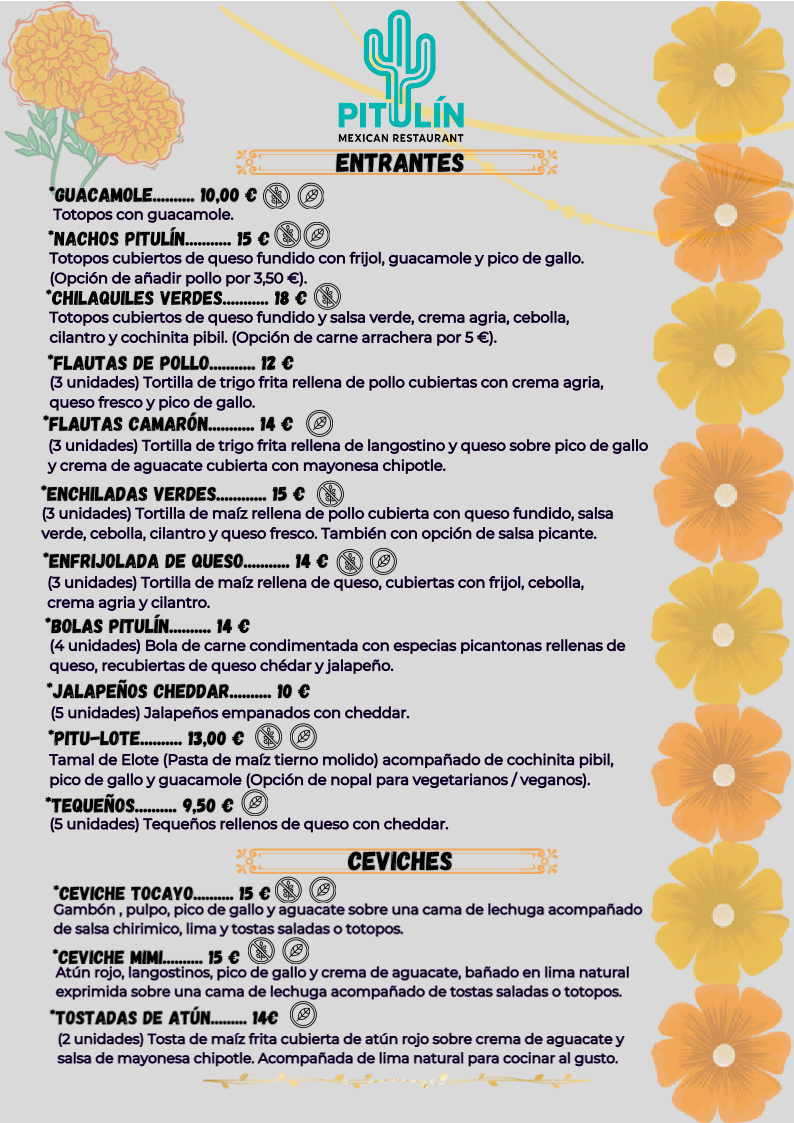 PITULIN MEXICAN RESTAURANT Photo Menu 1