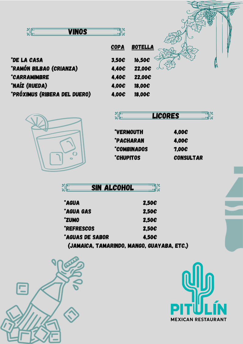 PITULIN MEXICAN RESTAURANT Photo Menu 3