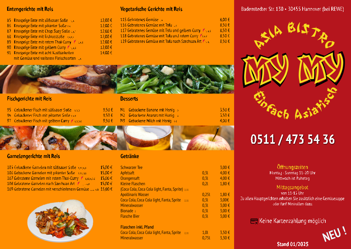 Asia Bistro MY MY Photo Menu 2