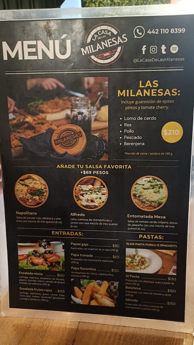 La Casa de las Milanesas Photo Menu 1