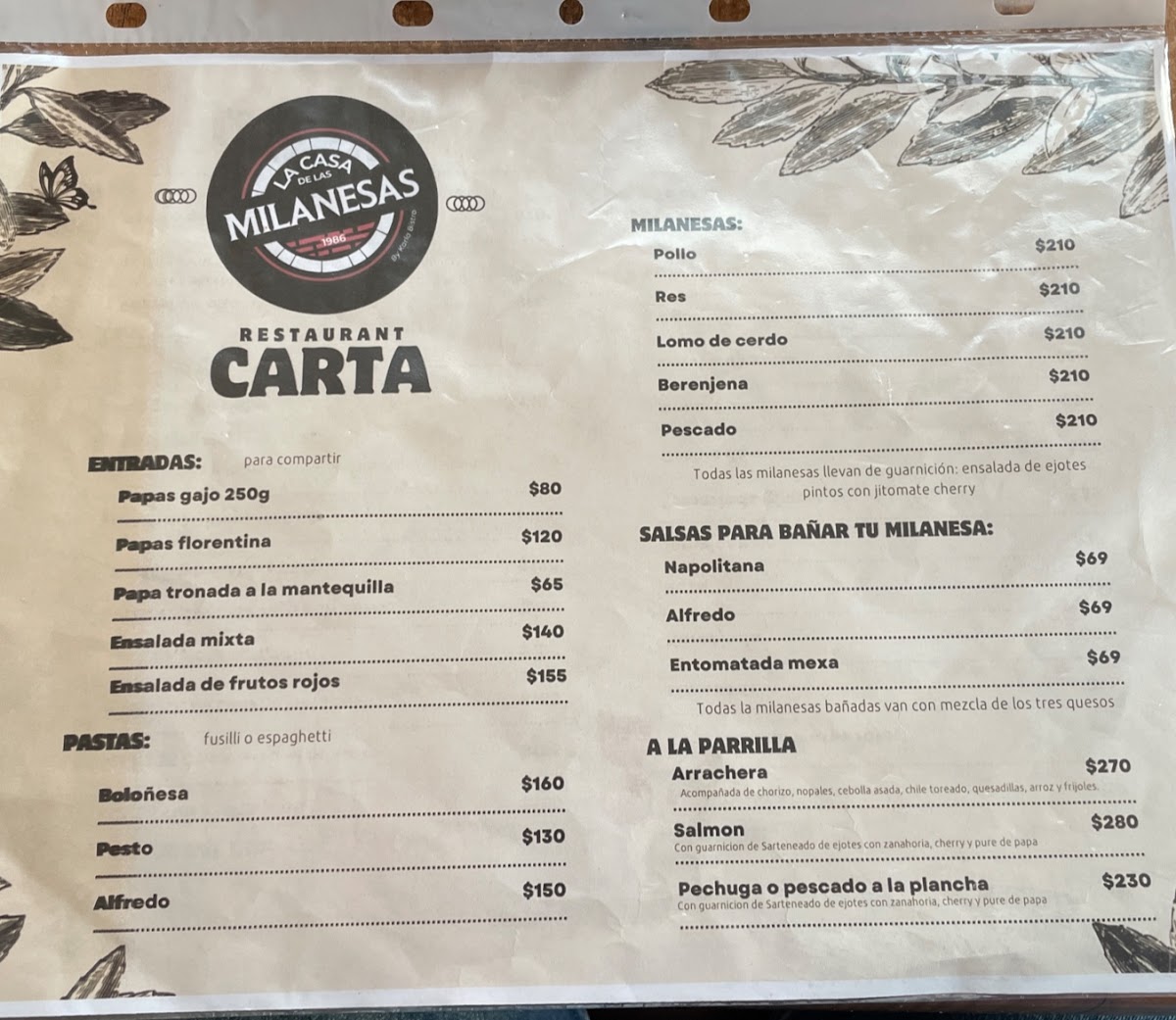 La Casa de las Milanesas Photo Menu 5