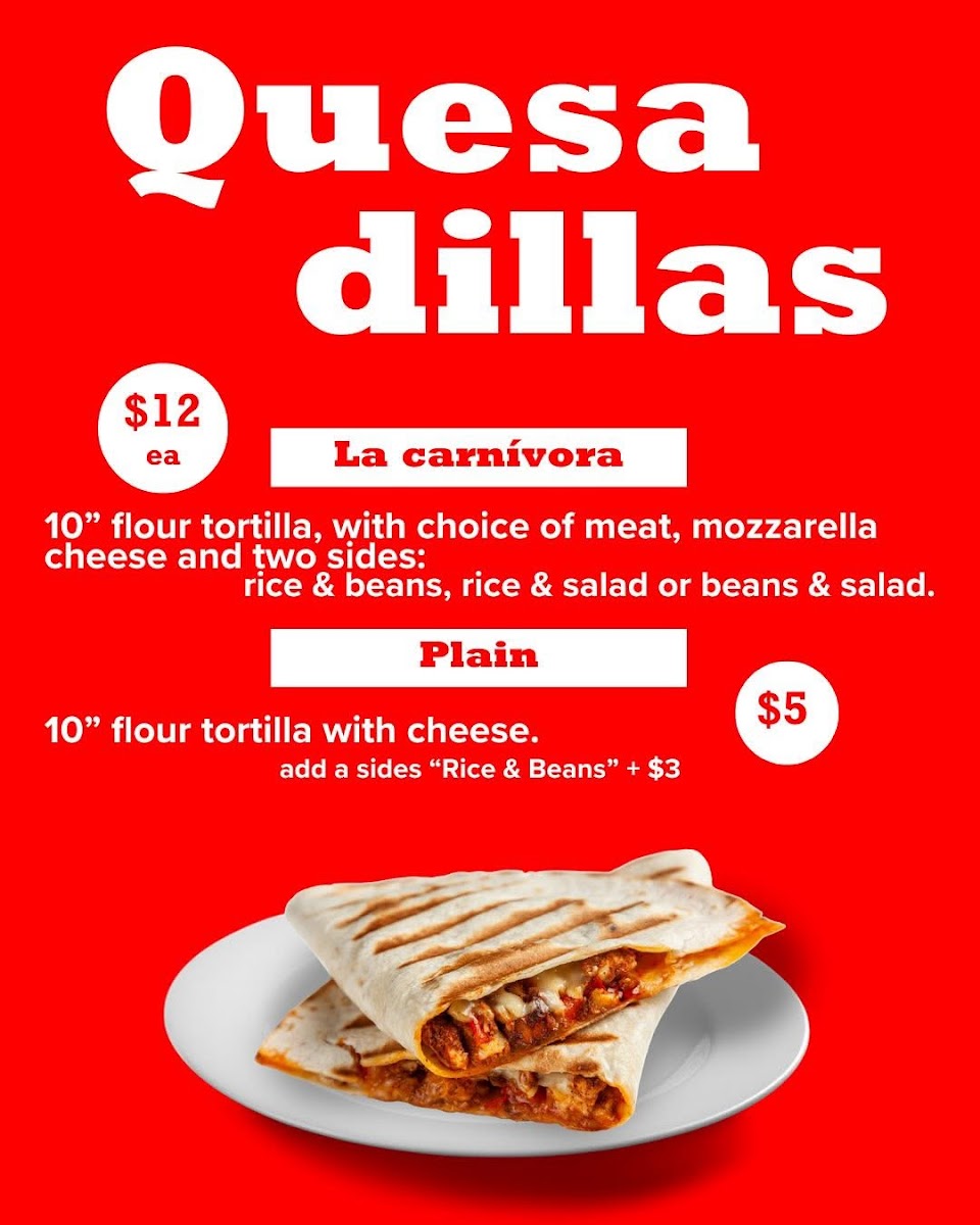 Tacos Way NC Photo Menu 1