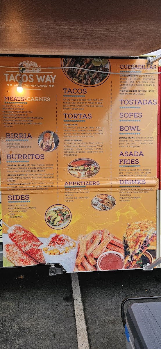 Tacos Way NC Photo Menu 6