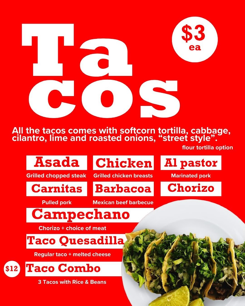 Tacos Way NC Photo Menu 7