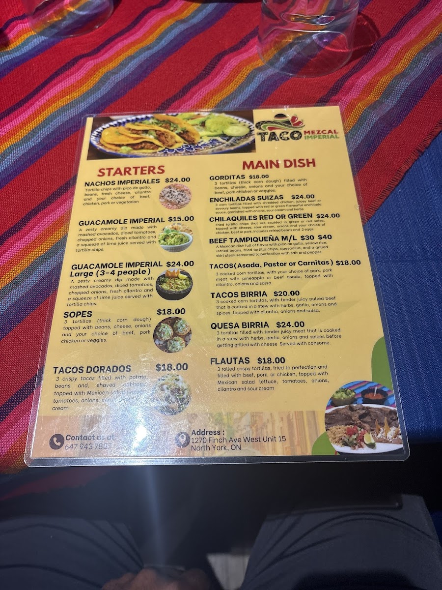 Taco Mezcal Imperial Photo Menu 1
