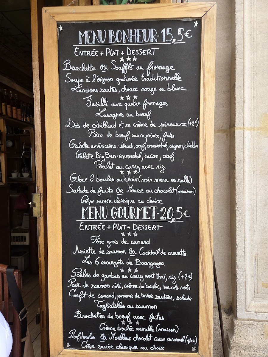 Crêperie Paris La Sarrasine Photo Menu 4