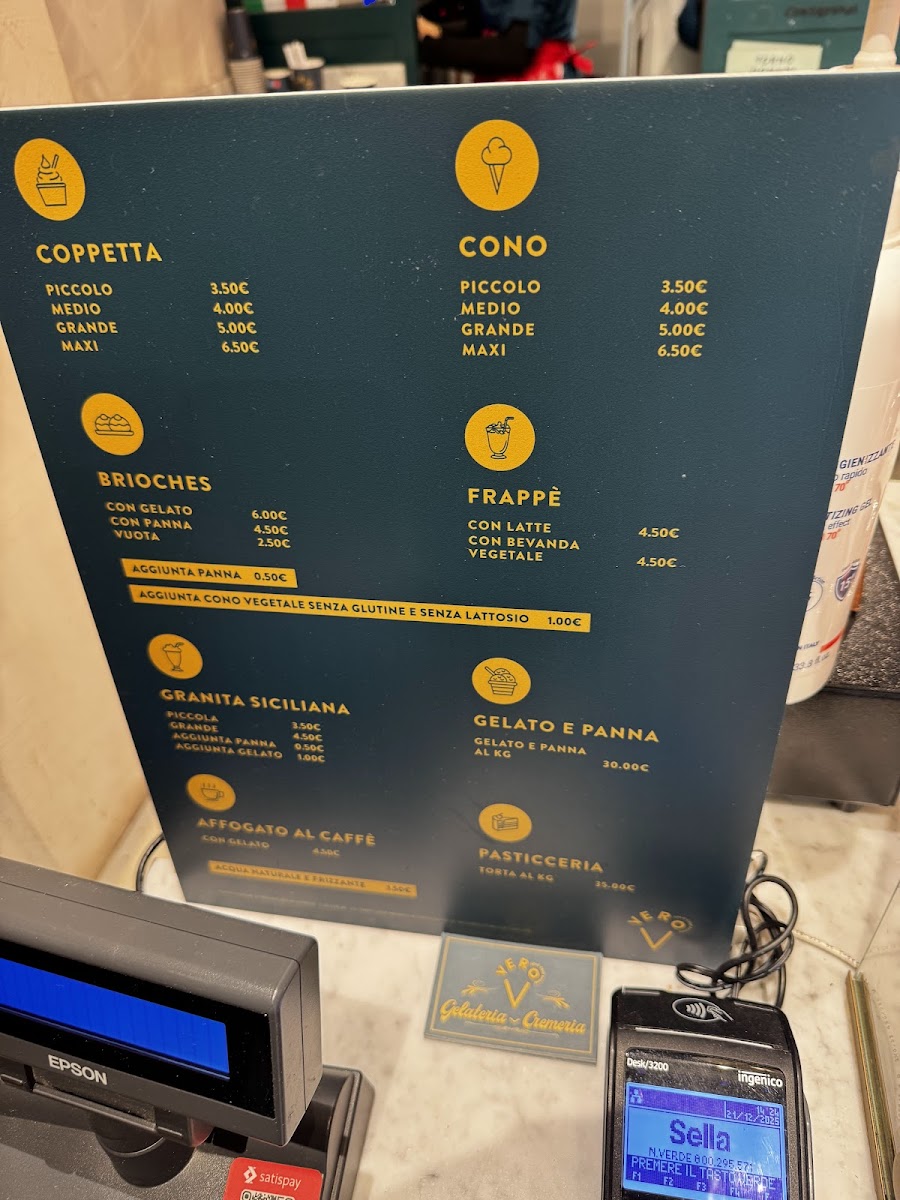 VERO ~ Gelateria Cremeria Photo Menu 3