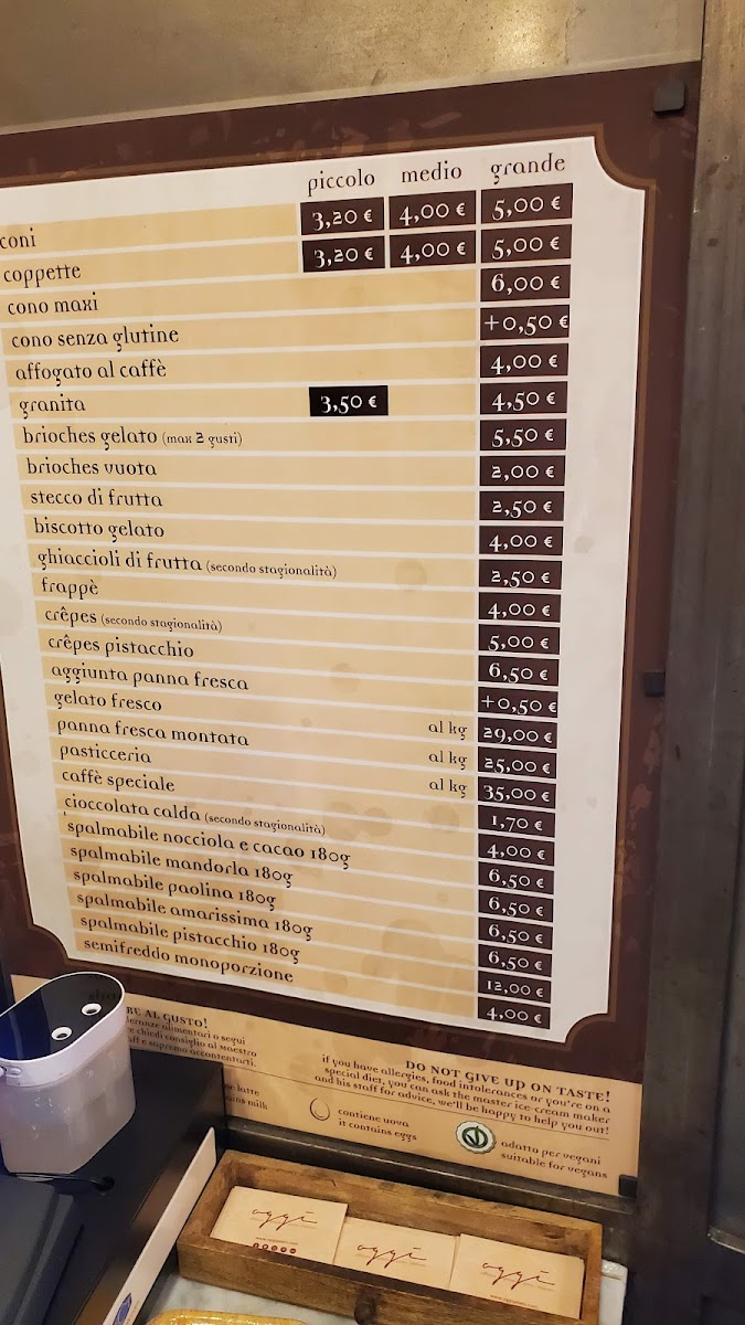 VERO ~ Gelateria Cremeria Photo Menu 6