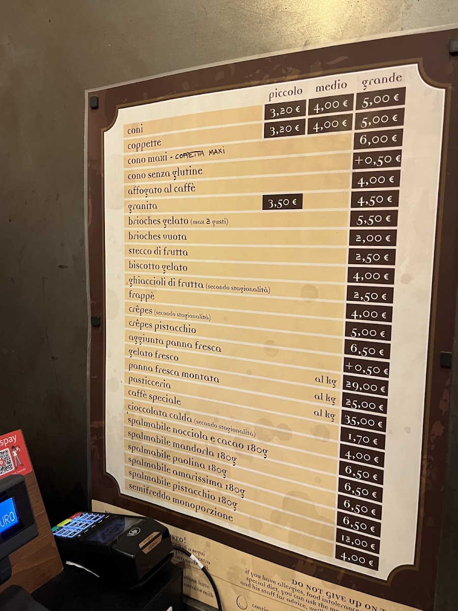 VERO ~ Gelateria Cremeria Photo Menu 8