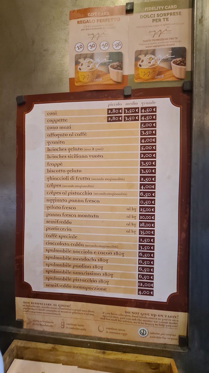 VERO ~ Gelateria Cremeria Photo Menu 9
