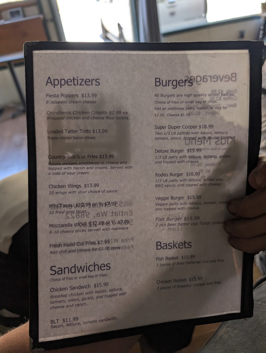 Cooper's General Store & Cafe Photo Menu 2