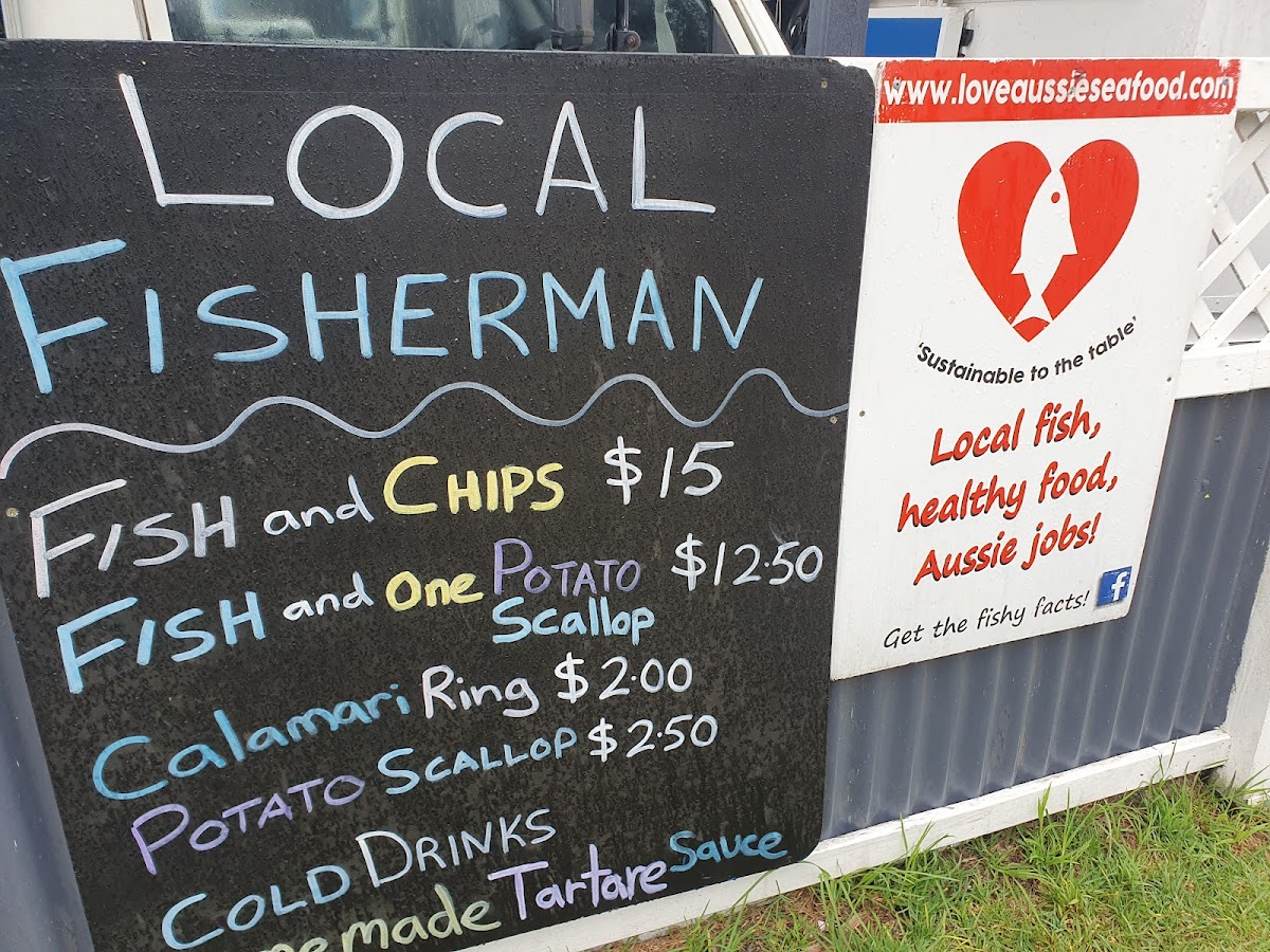 Hropic’s Seafoods Fish and Chips Photo Menu 2