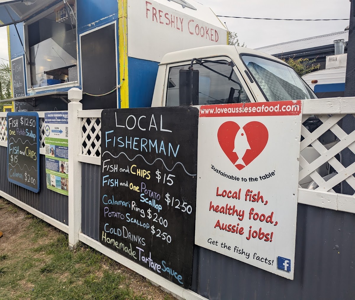 Hropic’s Seafoods Fish and Chips Photo Menu 3