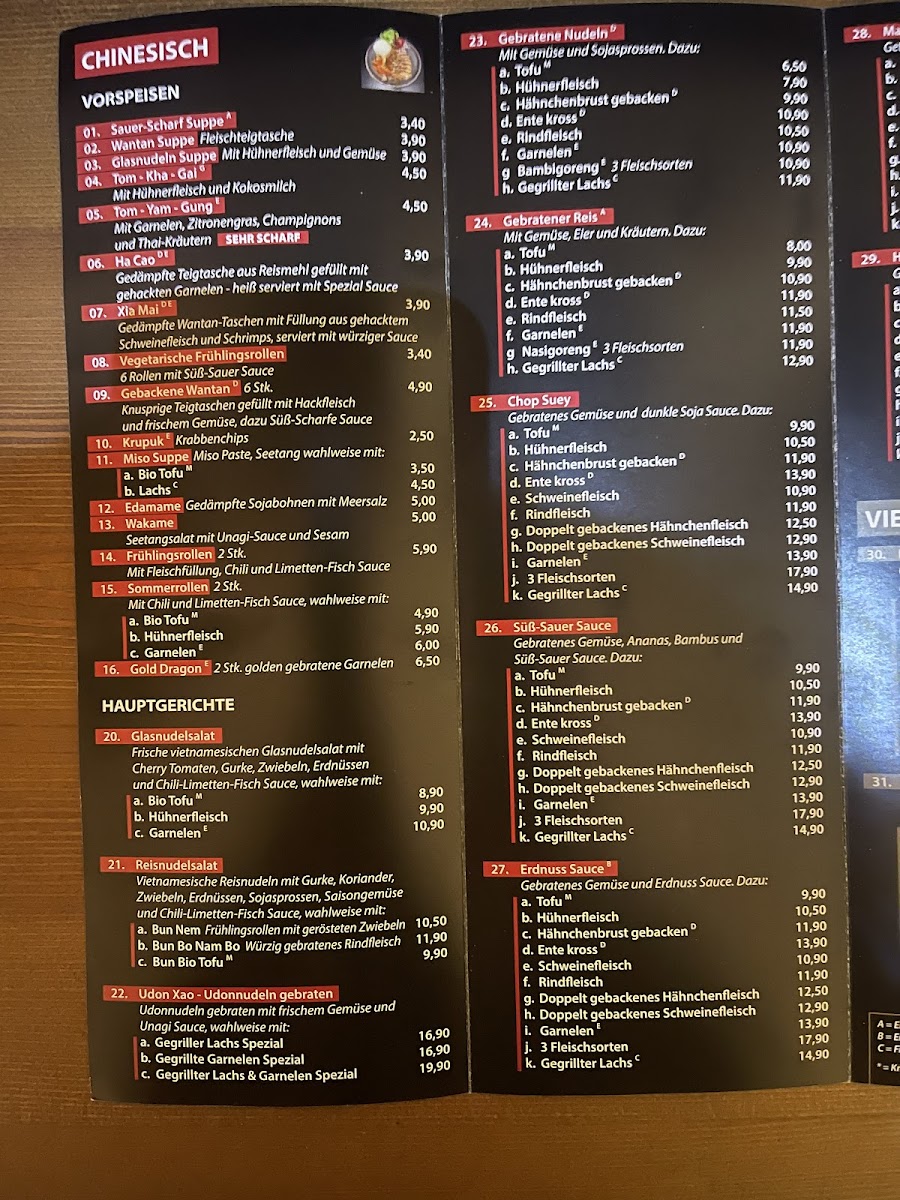Asia Thai Sushi Photo Menu 2