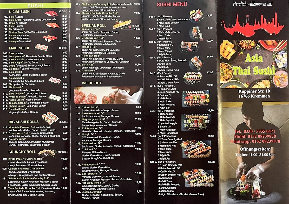 Asia Thai Sushi Photo Menu 9