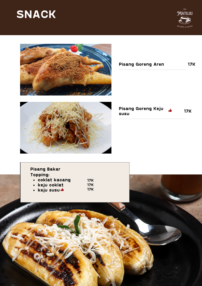 Matuju Coffee & Kitchen Photo Menu 9