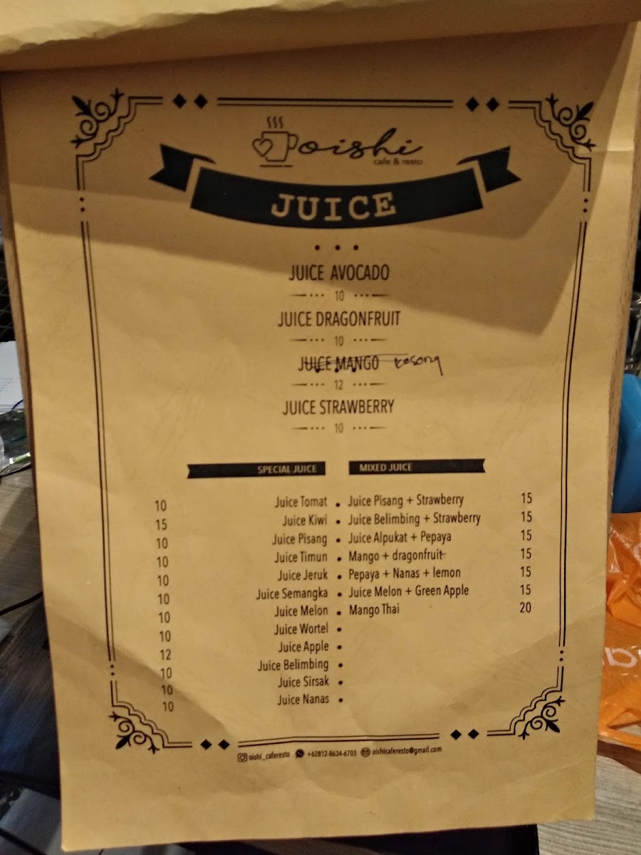 TITIK LIMA KOPI Photo Menu 3