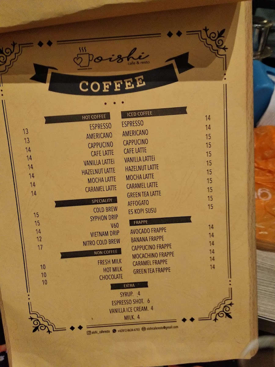 TITIK LIMA KOPI Photo Menu 9
