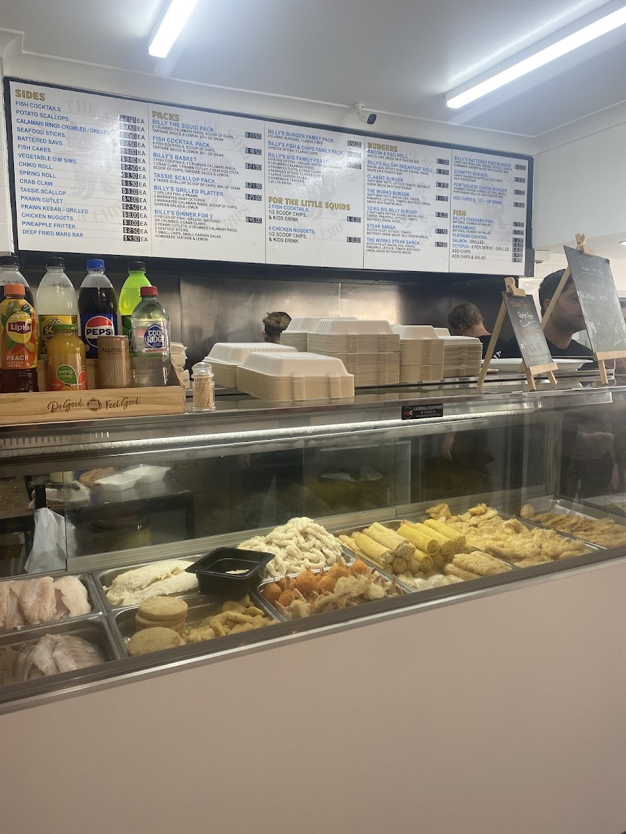 Billy The Squid Fish n Chips - Cessnock Photo Menu 2