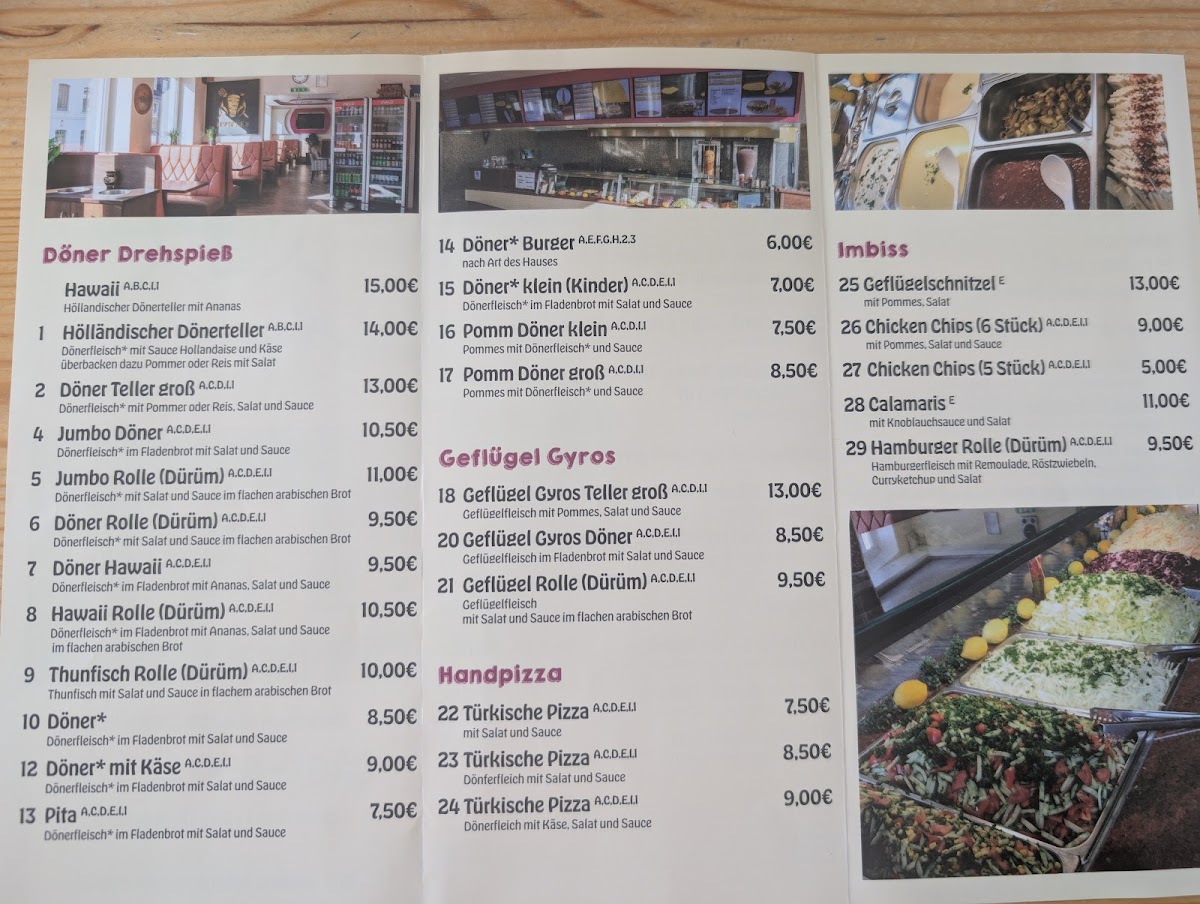 Anatolien Grill Flensburg Photo Menu 2