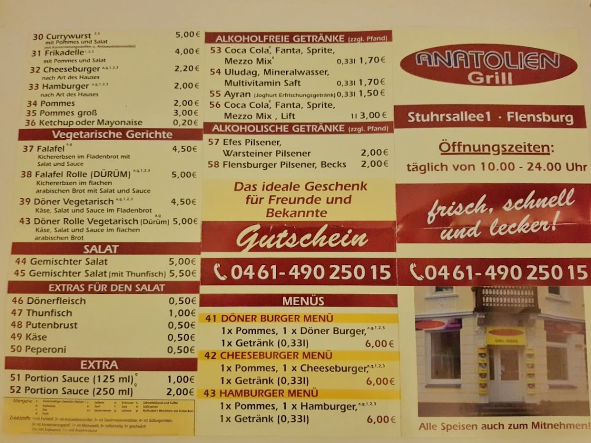 Anatolien Grill Flensburg Photo Menu 7