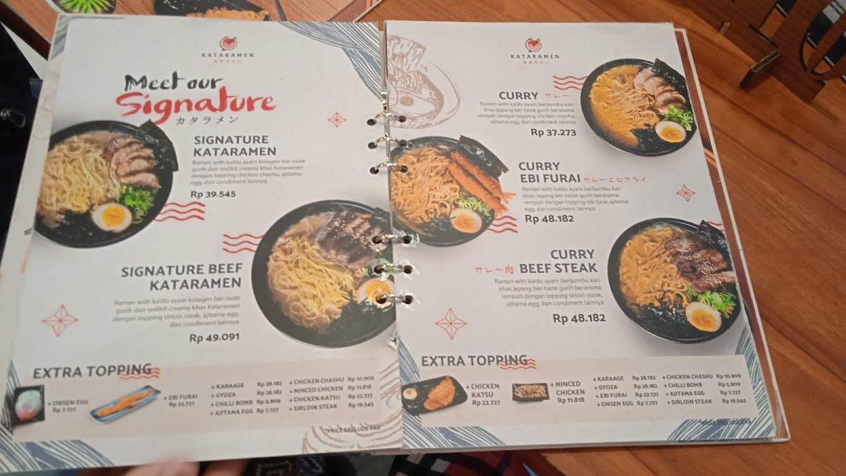 Kataramen Rawamangun Photo Menu 7