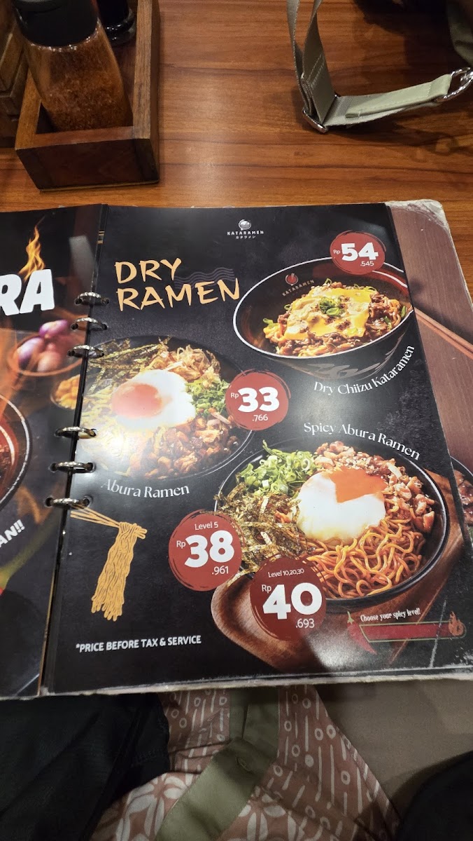 Kataramen Rawamangun Photo Menu 8