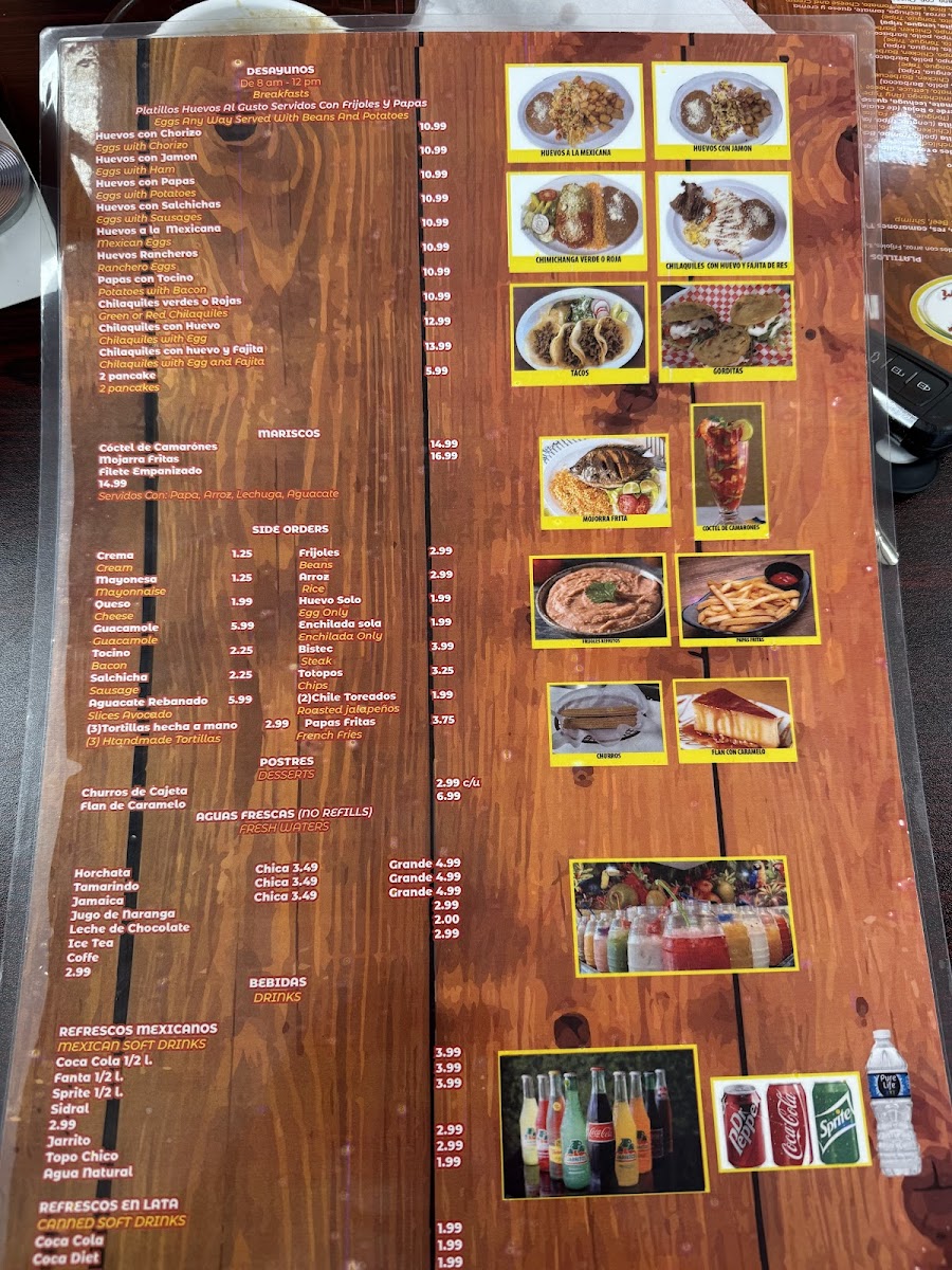 Restaurant El Colibri Photo Menu 1