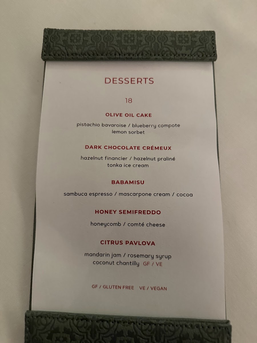 Calusso Photo Menu 2