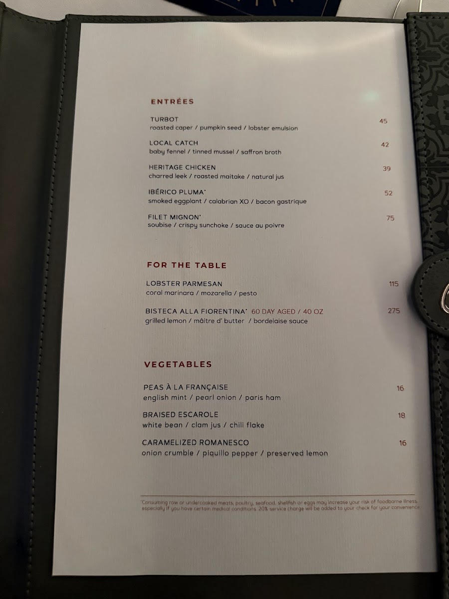 Calusso Photo Menu 5
