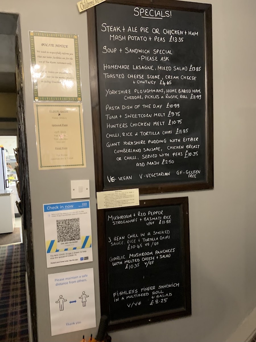 The Earl Grey Tea Rooms Photo Menu 10