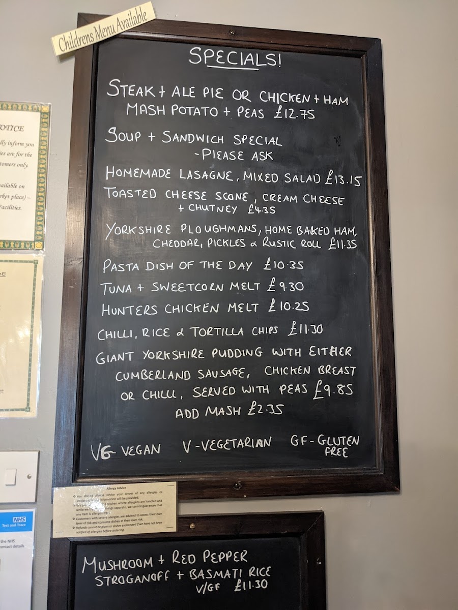 The Earl Grey Tea Rooms Photo Menu 5