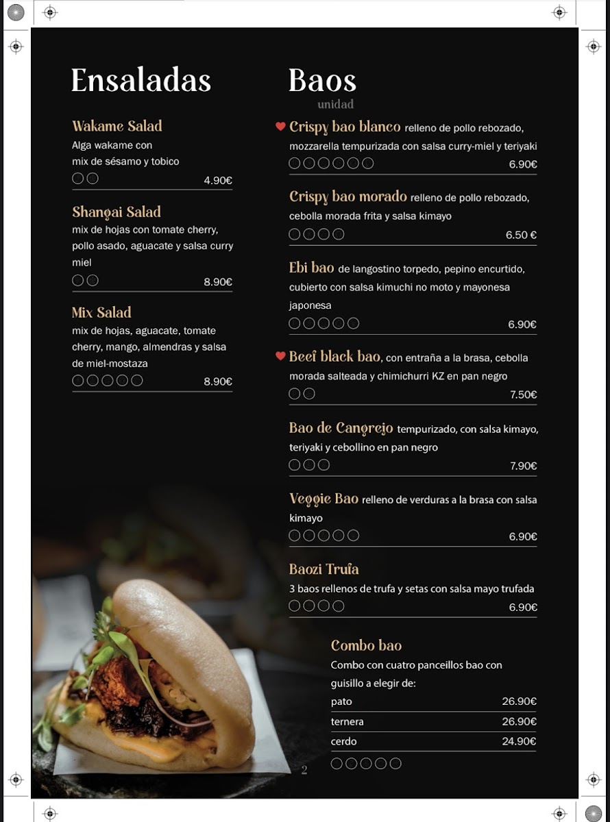 KZ Sushi - Asian Fusion Photo Menu 1